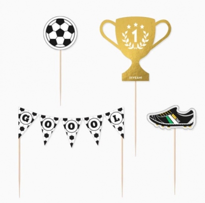 Kūkas rotājumi "Futbols" (4 gab.)