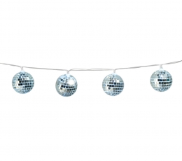 LED gaismiņu virtene "Disko bumbas"