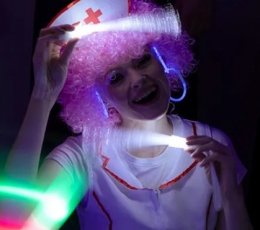 LED optiskās šķiedras gaismas stienis (26 cm) 2