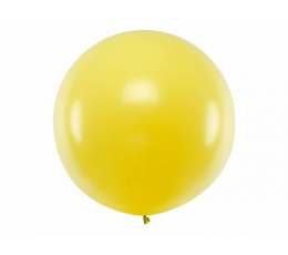 Liels balons, dzeltens (1 m/Party Deco)