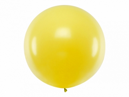 Liels balons, dzeltens (1 m/Party Deco)
