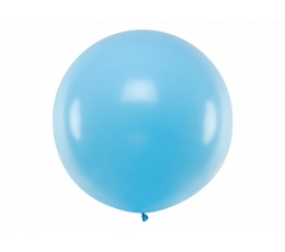 Liels balons, gaiši zils (1 m/Party Deco)