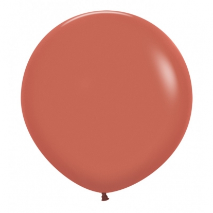 Liels balons, ķieģeļu krāsā (60 cm)