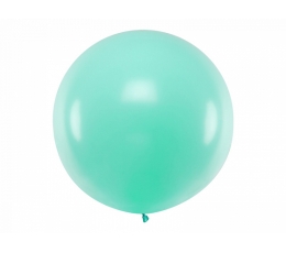 Liels balons, piparmētras krāsā (1 m/Party Deco)