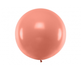 Liels balons, roza - zelta krāsā (1 m/Party Deco)