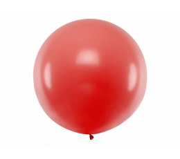 Liels balons, sarkans (1 m/Party Deco)