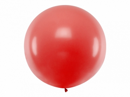 Liels balons, sarkans (1 m/Party Deco)
