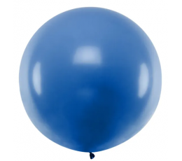 Liels balons, zils (1 m)