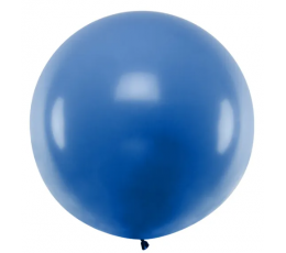 Liels balons, zils (1 m/Party Deco)