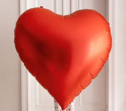 Liels folijas balons "Sarkanā sirds" (136x129 cm) 1
