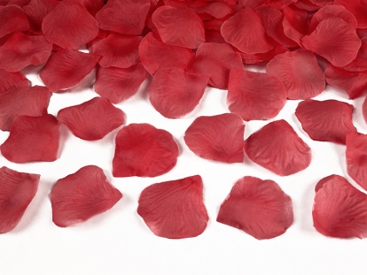Mākslīgas rožu ziedlapiņas, sarkanas (500 gab)