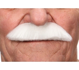 Mākslīgās ūsas, baltas