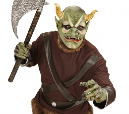 Maska ar ragiem "Ļaunais orks" 1 Maska ar ragiem "Ļaunais orks" 1