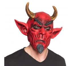 Maska "Sarkans velns ar ragiem"