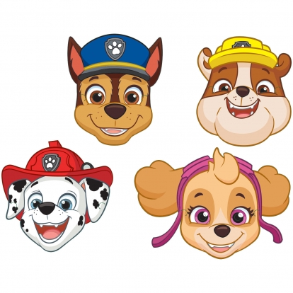 Maskas "Paw Patrol" (8 gab)