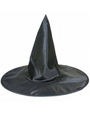 Mazās raganiņas cepure, melna (35 cm)