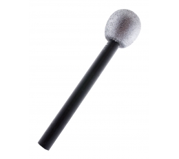 Mikrofona imitācija / sudraba (1 gab. / 26 cm.)