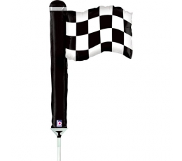 Mini folija balons "Sacīkšu karogs" (35 cm)