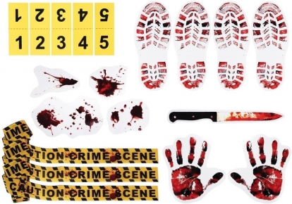 Nozieguma vietas dekorāciju komplekts (19 gab.)