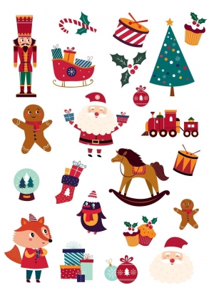 Pagaidu tetovējumi "Ziemassvētki"