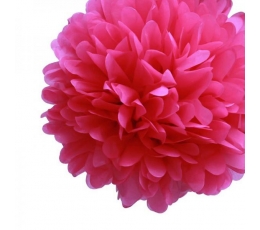 Papīra bumba, aveņu krāsas (2 gab./30 cm)