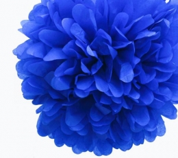 Papīra bumba, tumši zila (2 gab./30 cm)