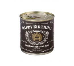 Pārsteiguma kūka formiņā "Happy Birthday Whisky", ar sveci (8,5 cm/150 g)