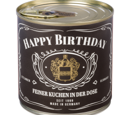 Pārsteiguma kūka formiņā "Happy Birthday Whisky", ar sveci (8,5 cm/160 g)