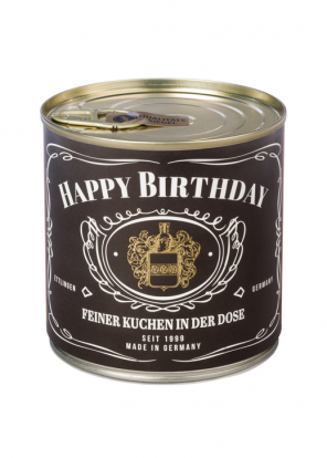 Pārsteiguma kūka formiņā "Happy Birthday Whisky", ar sveci (8,5 cm/160 g)