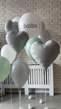 Personalizēta uzlīme uz balona "Ballīte"