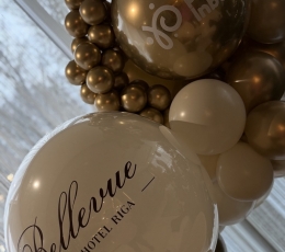Personalizēta uzlīme uz balona "Bellevue Park Hotel'' 0