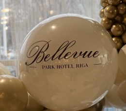 Personalizēta uzlīme uz balona "Bellevue Park Hotel''