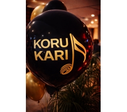Personalizēta uzlīme uz balona "Koru Kari"