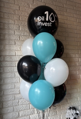 Personalizēta uzlīme uz balona "Oil Invest''