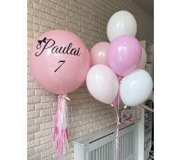Personalizēta uzlīme uz balona "Paulai 7''