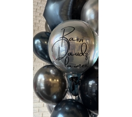 Personalizēta uzlīme uz balona "Raivi, daudz laimes''