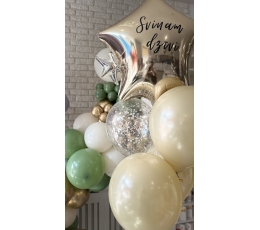 Personalizēta uzlīme uz balona "Svinam dzīvi''