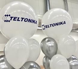 Personalizēta uzlīme uz balona "Teltonika" 1