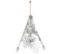 Piekarināmā dekorācija "Skelets ar galvu uz leju" (1,4 m)