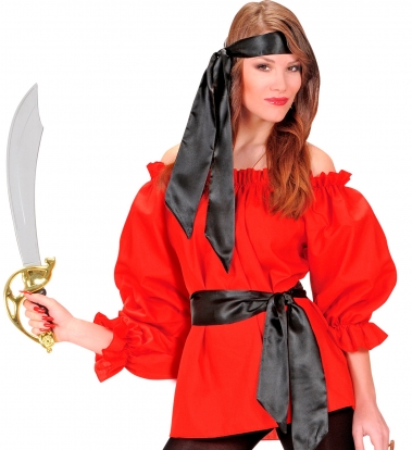 Pirātu blūze, sarkana (M)