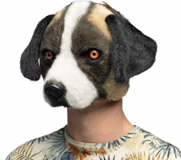 Plīša maska ​​"Suns" 0