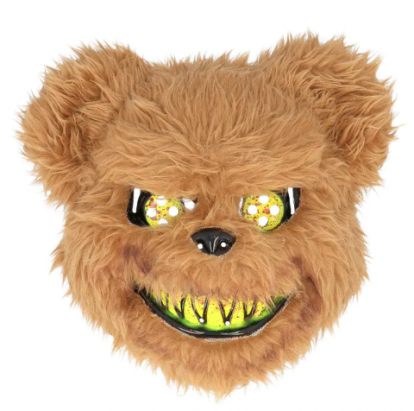 Plīša maska ​​"Trakais rotaļu lācītis"