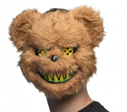 Plīša maska ​​"Trakais rotaļu lācītis" 0