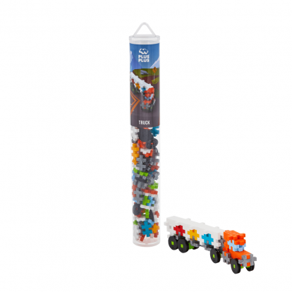 Plus plus konstruktora komplekts "Kravas automašīna", 100 detaļas