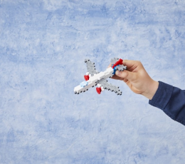 Plus Plus konstruktora komplekts "Lidmašīna", 100 detaļas 3