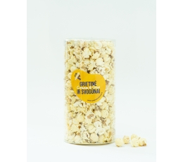 Popkorns ar skābā krējuma un sīpolu garšu (250g/L)