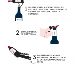 Pudeļu attaisāmais "Wine lover" 1