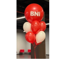 Personalizēta uzlīme uz balona "BNI"