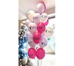 Reklāmas baloni ar logo "R. Kaukena fonds"