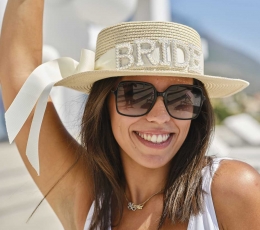 Salmu cepure ar lenti "Bride" 2